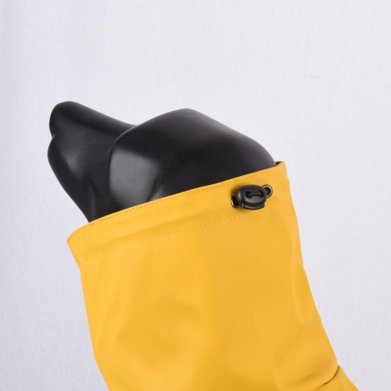 Overall Waterproof PU Jacket Pet Apparel Pet Raincoat for Hiking Pet Product with High Quality