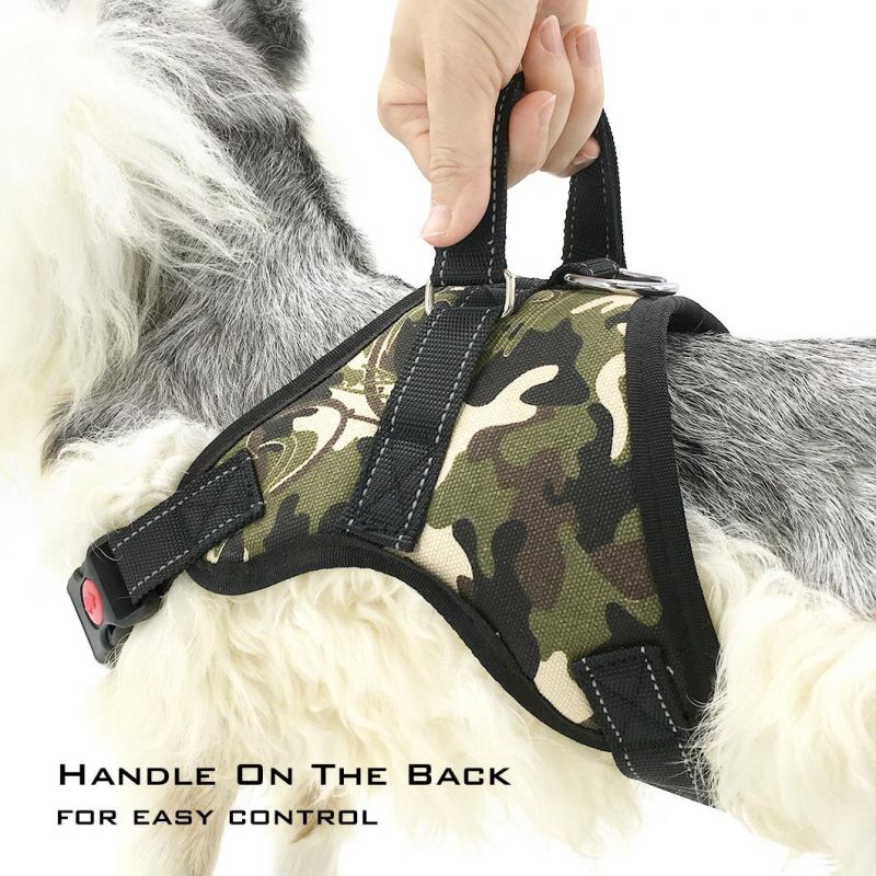 Oxford Fabric No-Pull Adjustable Reflective Breathable Dog Harness Pet Accessories Mokofuwa