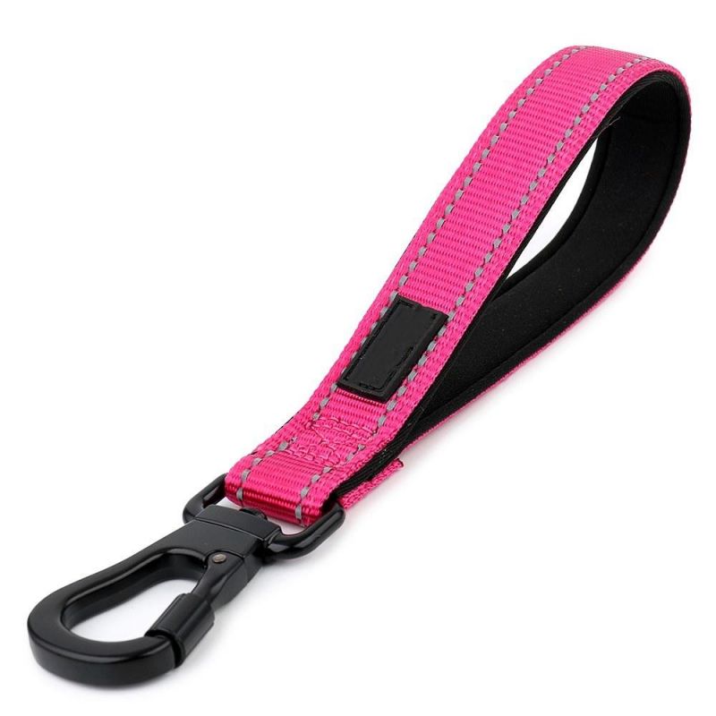 10 Inch Custom Design Reflective Nylon Luxury Heavy Duty Traffic Short Dog Leash