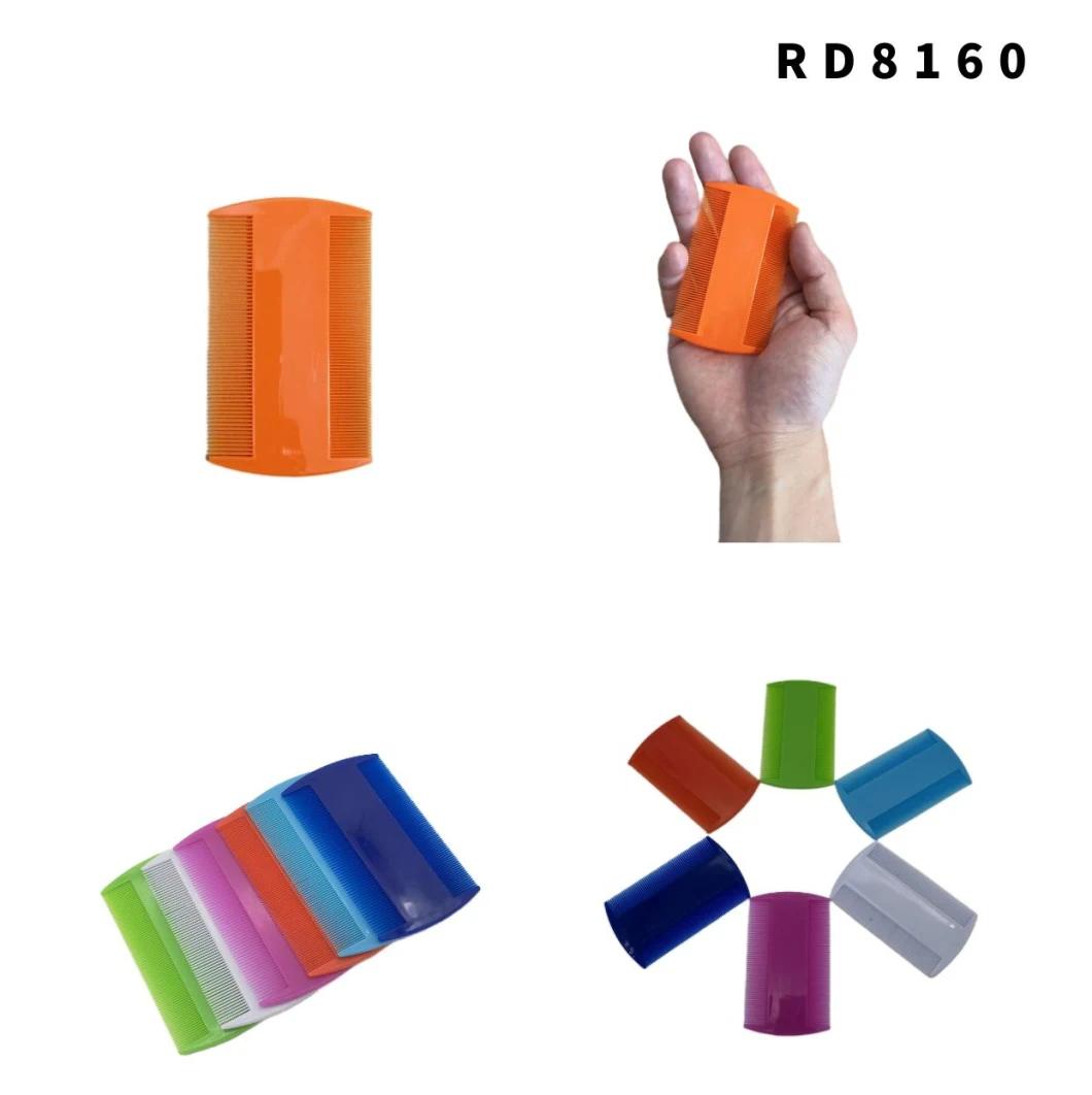 Wholesale Plastic Pet 2 Sided Flea Comb Cars and Dogs Flea Hair Grooming Comb Flea Comb Orange