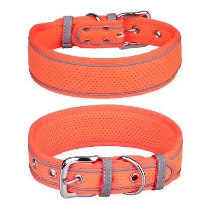 Strong and Breathable Dog Collar with Reflective Strips