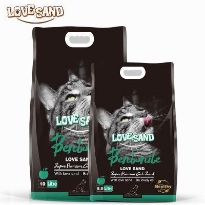 Love Sand Produce Apple Bentonite Cat Litter Arena PARA Gatos