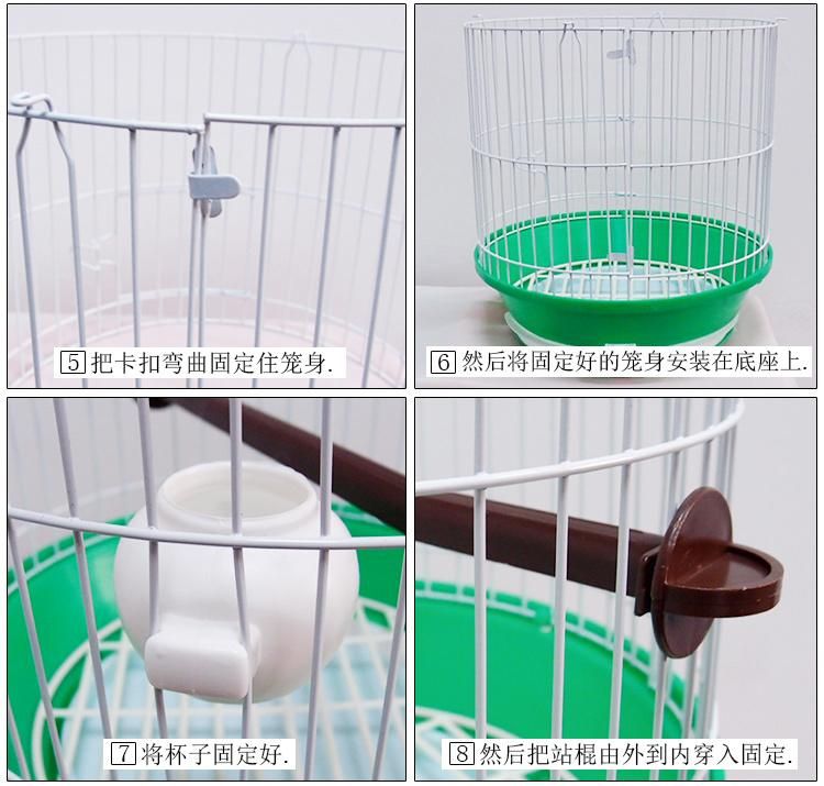 Small Portable Folding Metal Decorative Bird Parrot Travel Carrier Pet Transport Cages for Sale