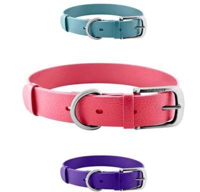 Amazon Premium Leather Private Logo Adjustable Stylish Dog Collar for Small, Medium, Big Dogs