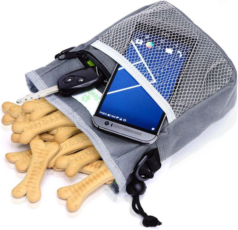 Dog Training Treat Bag Pouch with Poop Bag Dispenser