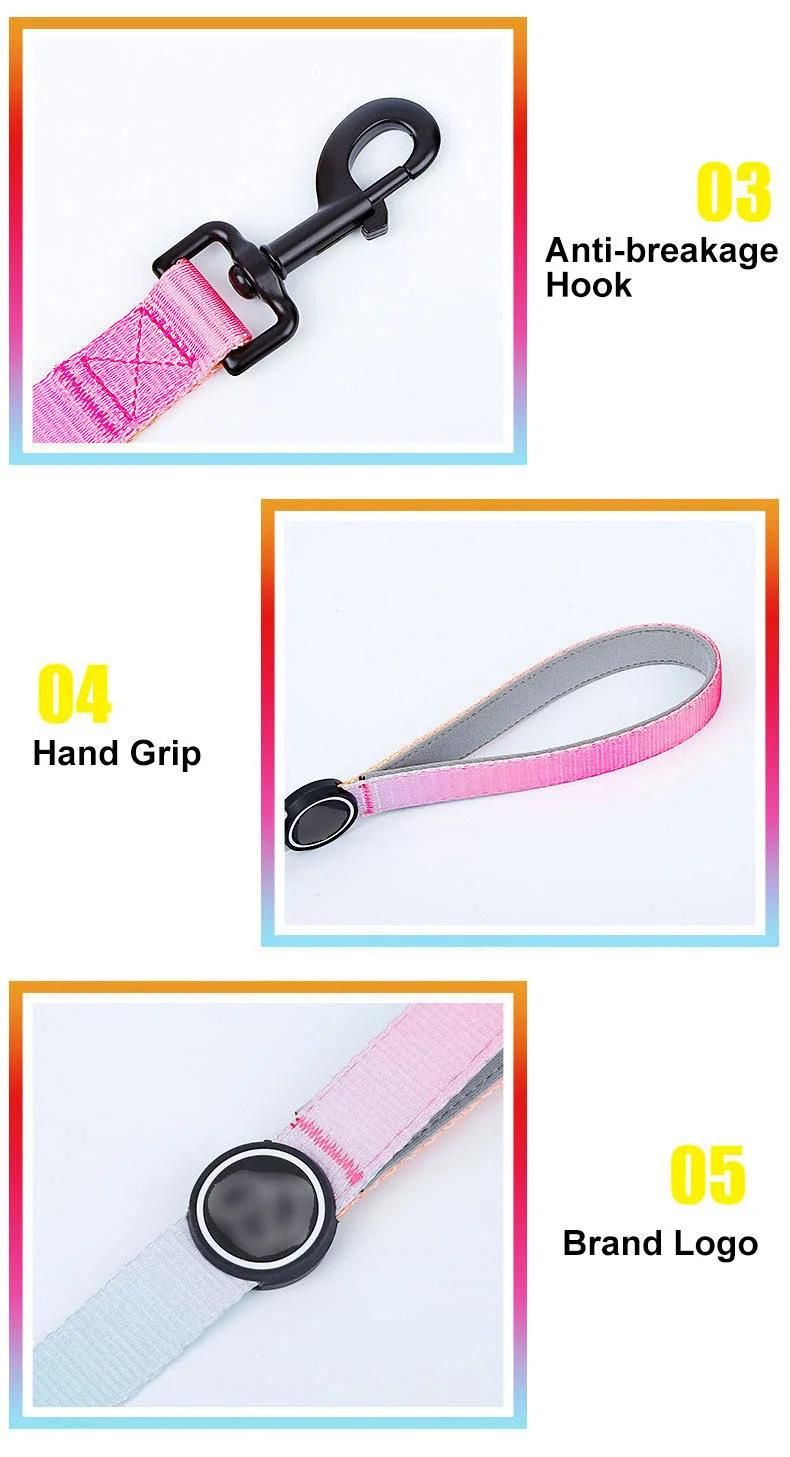 High Quality Comfort Material 2 in 1 Reversible Dog Harness with Matching Dog Leash Set