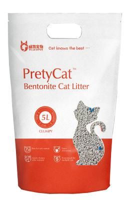 Quick Clumping White Factory Supply Bentonite Cat Litter Pet Products
