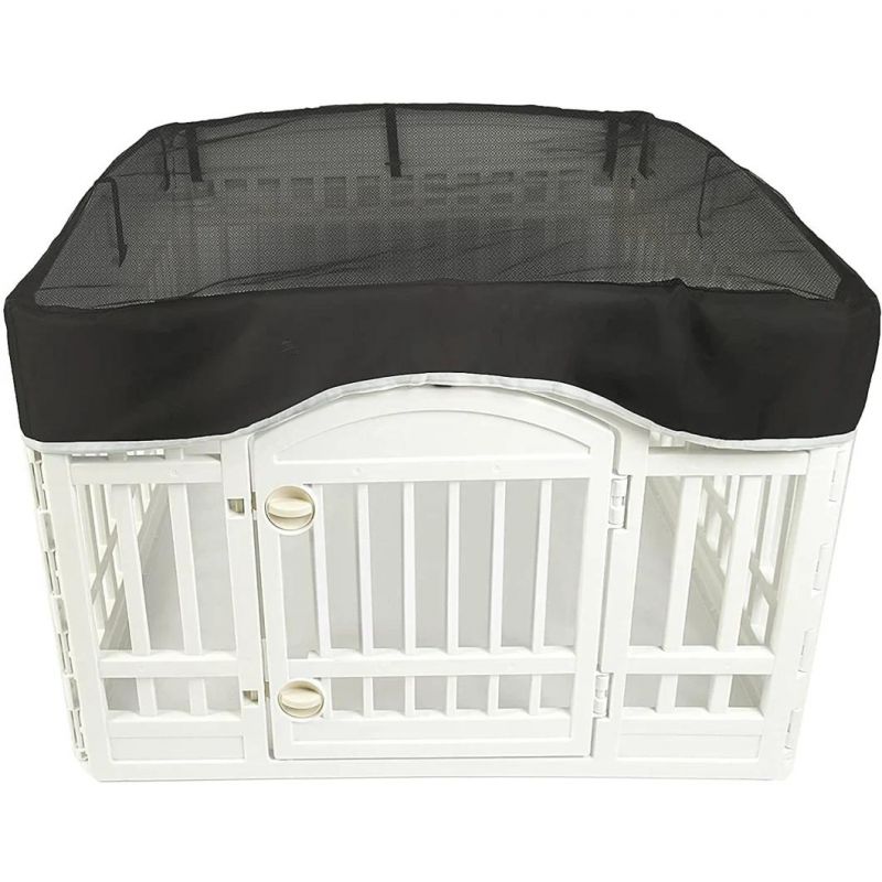 Durable Breathable Dog Playpen Top Mesh Cover for Preventing Pet Escape
