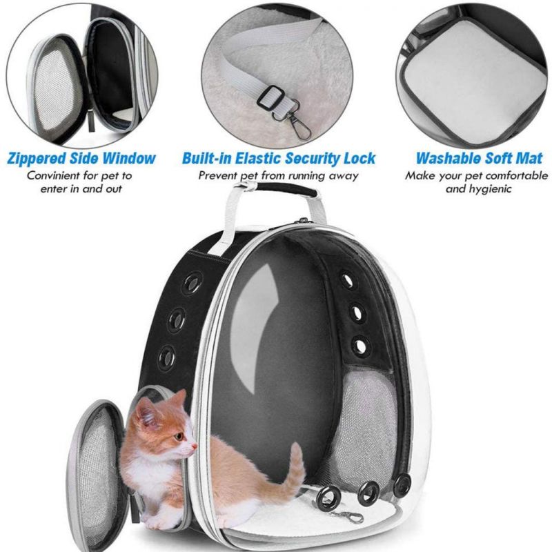 Cat Backpack Carrier Bubble Bag for Hiking Travelling Camping