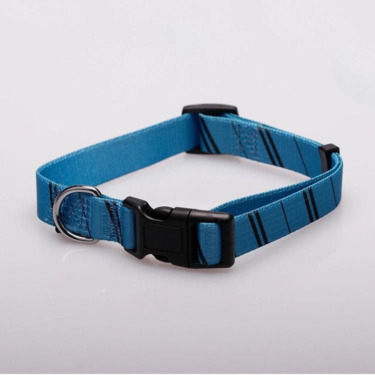 Manufacturer Wholesale Multi-Colors Adjustable Designers Fashion Sublimation Polyester Luxury Pet Dog Neck Collar