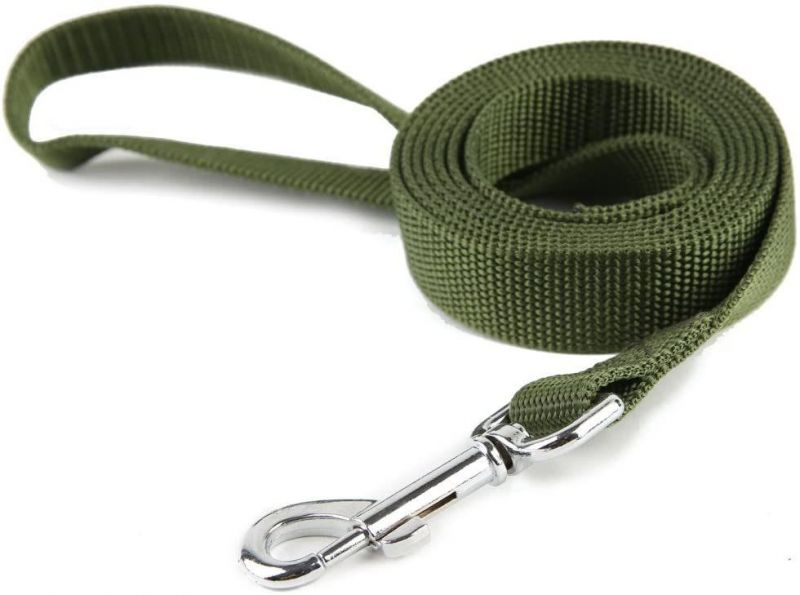 Traction Rope, 6 Feet, 1 Inch Wide Strong Durable Nylon Dog Training Leash