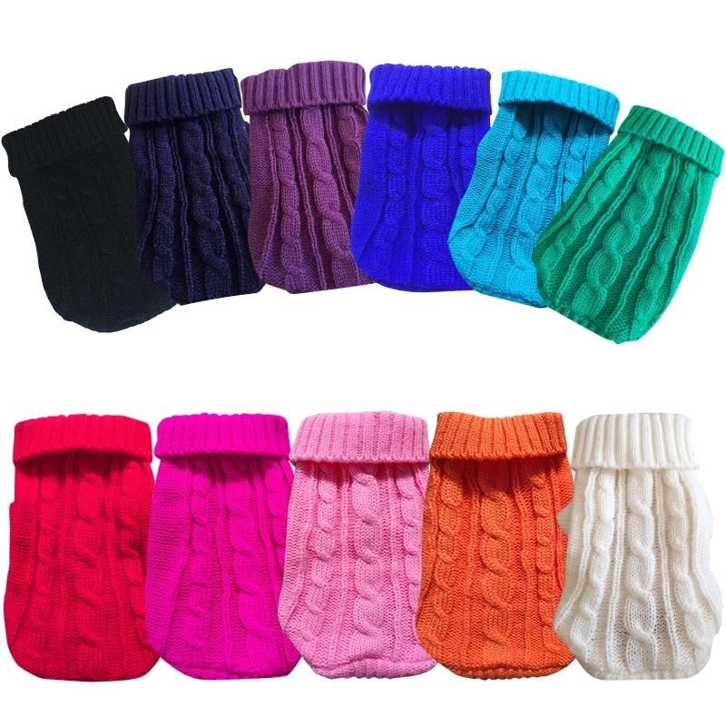 Winter Pet Dog Clothes Warm for Small Puppy Cats Sweater