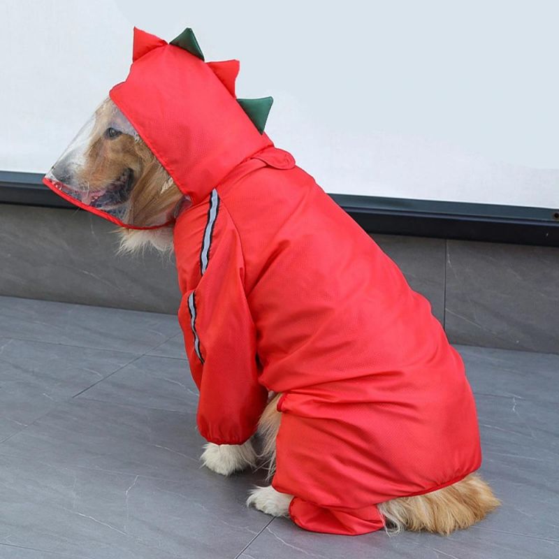 Waterproof Dog Raincoat for Medium Large Dogs Outdoor Pet Clothes