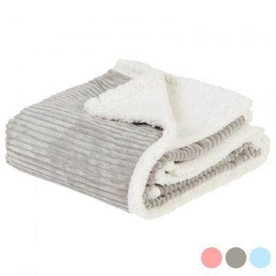 Wholesale Solid/Plain Corduroy Jacquard Flannel Fleece Sherpa Double Layer Pet Blanket