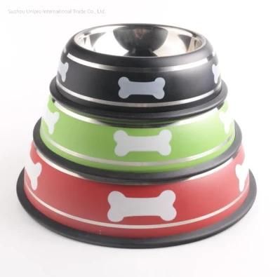 12oz to 34oz Personalized Pet Products Stainless Steel Pet Dog Bowl