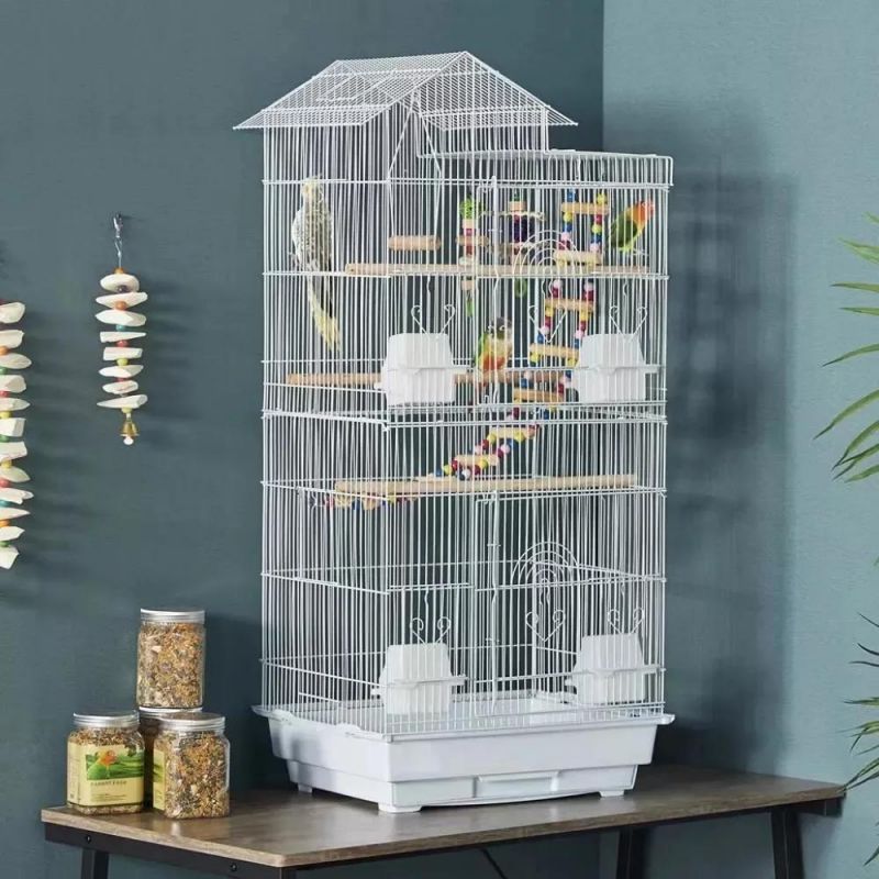 in Stock Factory Directly Sale Stand Perched Bird Breeding Cages
