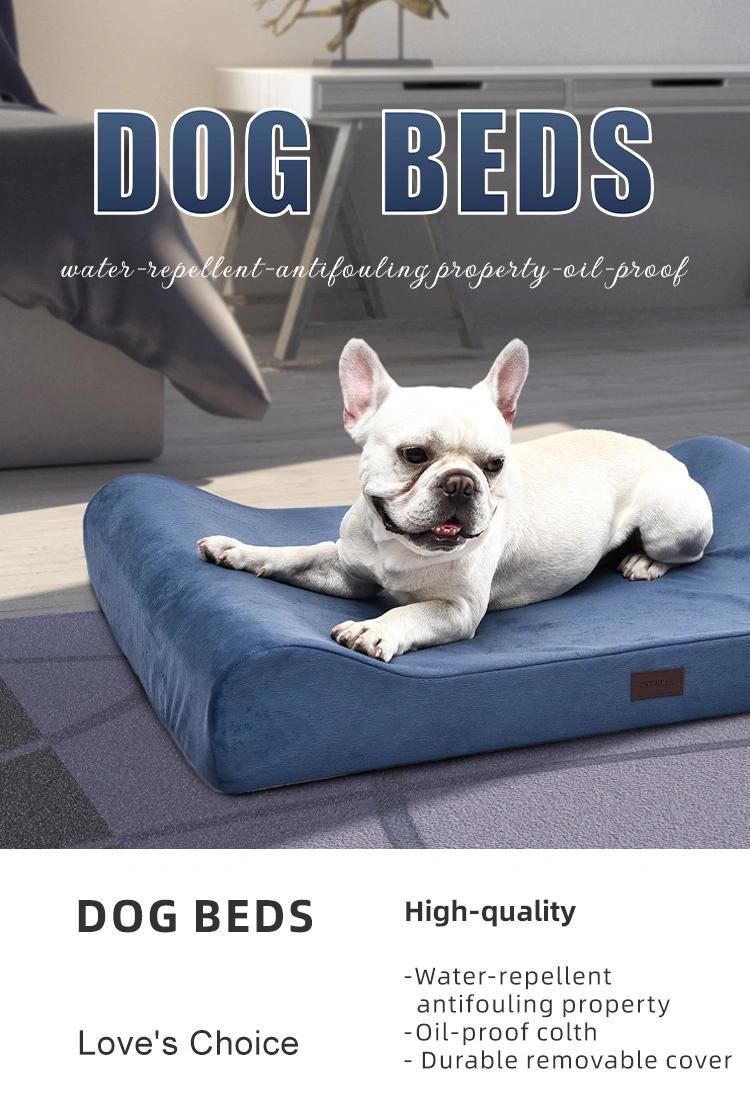 Water Repellent Durable Removable Cover Dog Bed