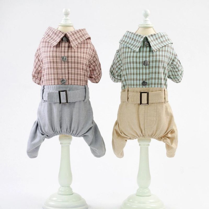 New Spring Summer Cat Dress Weaning Clothing Cat Dog Clothing Pet Clothes Manufacturer Clothes Cowboy