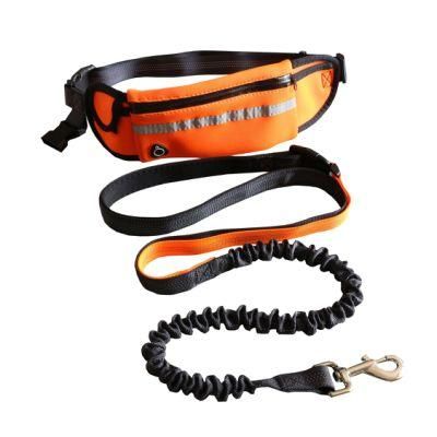 Sport Style Pet Leash Waist Dog Leash with Storage Bag