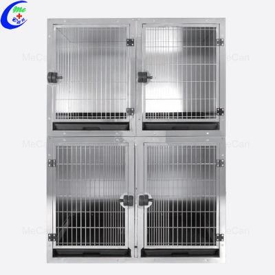 Clinic Veterinary Equipment Stainless Steel Hybrid Cage
