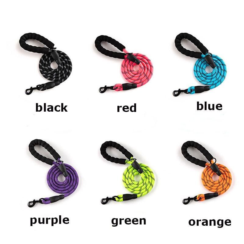 Pet Supplies Nylon Reflective Rope Running Walk Training Dog Leash