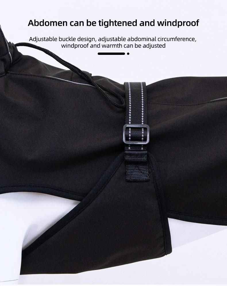 Wholesale Popular Dog Clothes Winter Warm Pet Coat Outdoor Large Dog Clothes Shell Jacket Pet Coat