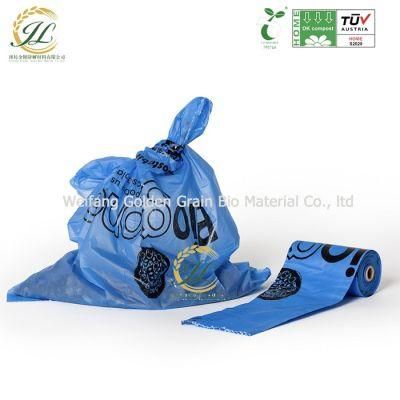 Custom Eco Friendly Corn Starch PLA Pbat Compostable Biodegradable Pet Dog Waste Poop Bags on Roll