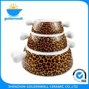 Customized Logo Porcelain Large Dog Water Bowl