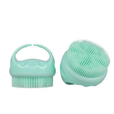 New Silicone Bath Brush Tooth Soft Massage Bath Brush for Pets Children and Adults Easy to Blister and Does Not Hurt The Skin