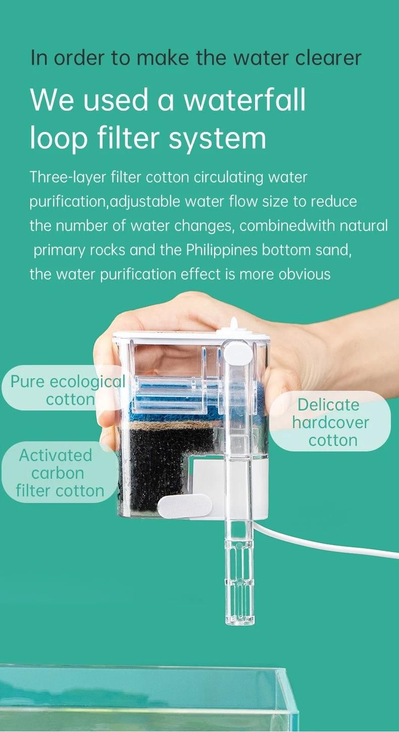 Yee Water Mini Betta Aquarium Accessories Small Fish Tank