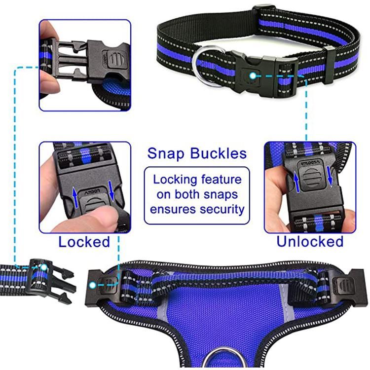 Outdoor Wholesale Durable Luxury Soft Pet Vest Portable Designer Dog Harness