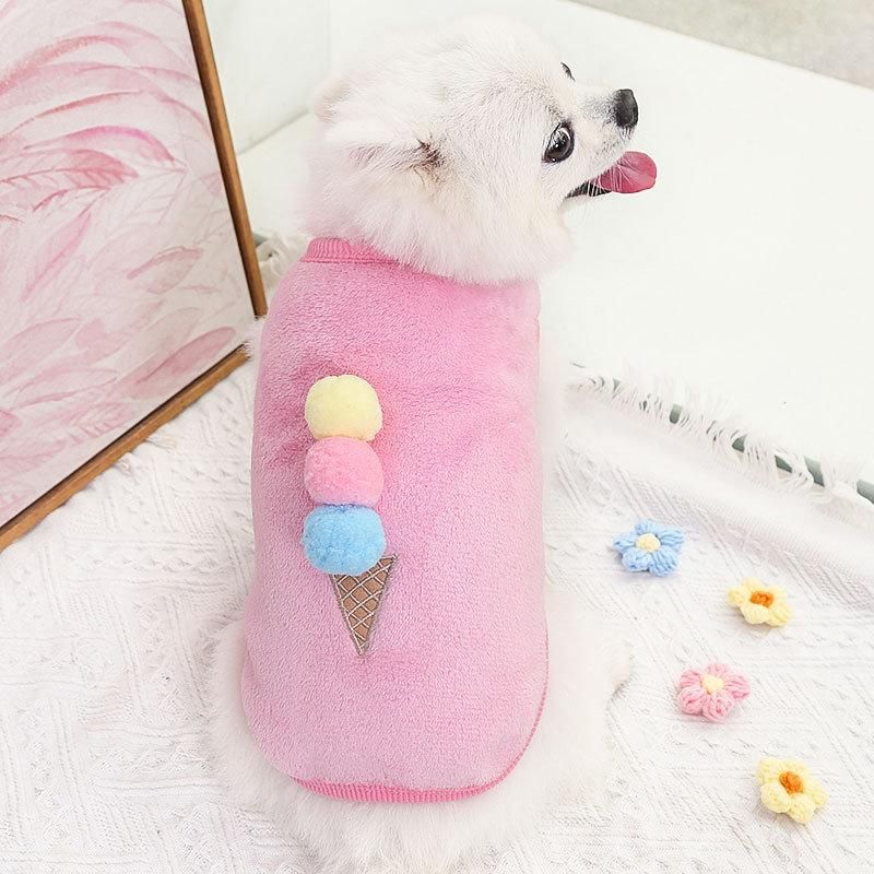 Winter Warm Chihuahua Yorkshire Fleece Xs-2XL 2 Legged Cat Clothes Puppy Vests Pullover Plush Dog Pajamas