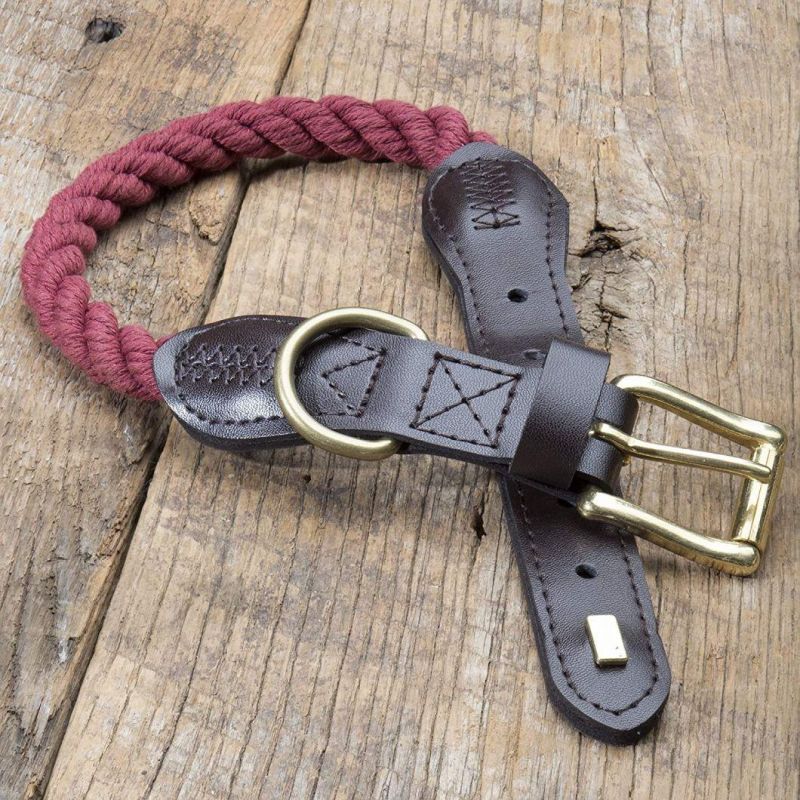 Custom Luxury Braided Cotton and Leather Finish