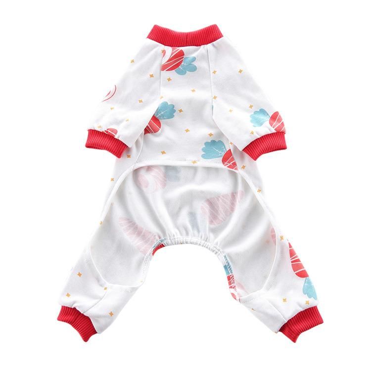 New Pet Popular Logo Spring Dress Dog Shirt Printed Jeans Method Fighting Poodle Teddy Cat and Dog Clothes