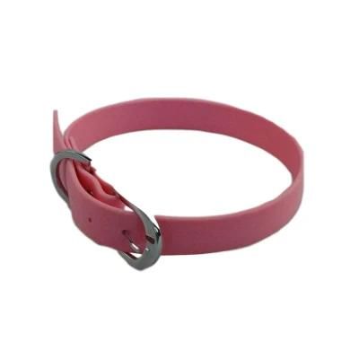 Factory Price PVC Waterproof Dog Collar with Safety Adjustable Buckle