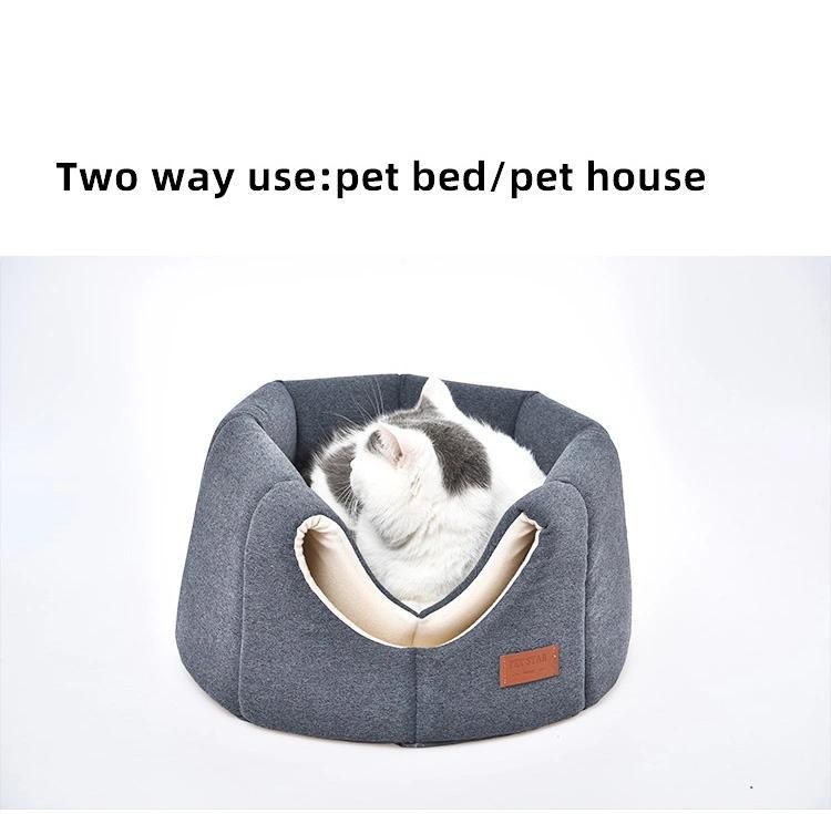 Warm Soft Baby Cat Dog Puppy Cave Pet House Bed