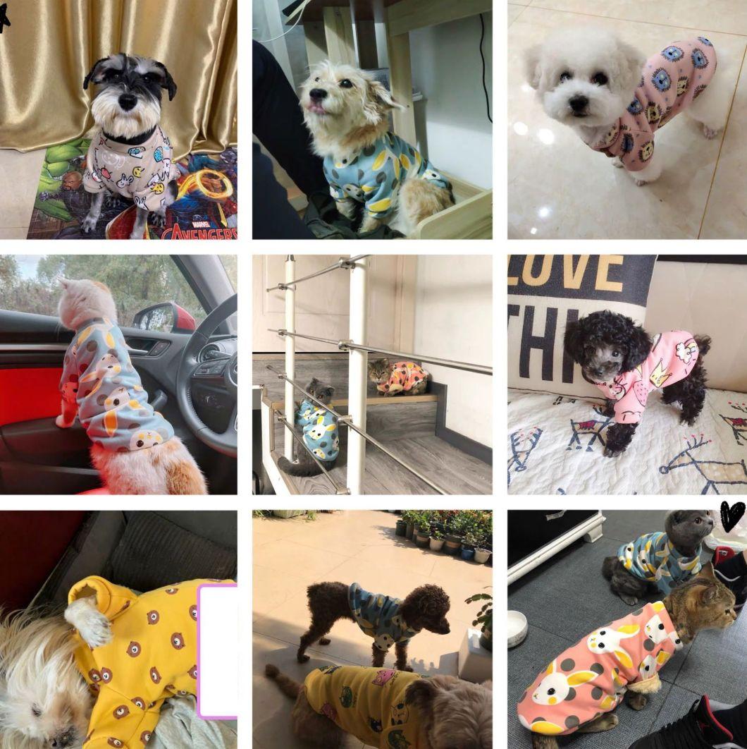 Cute Pet Clothes Cartoon Pet Clothing Summer Shirt Casual Vests Cat T-Shirt Puppy Dogs Clothes for Small Pets