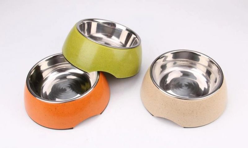China Pet Supply Puppy Feeder Product Stainless Steel Dog&Cat Pet Food Water Bowl