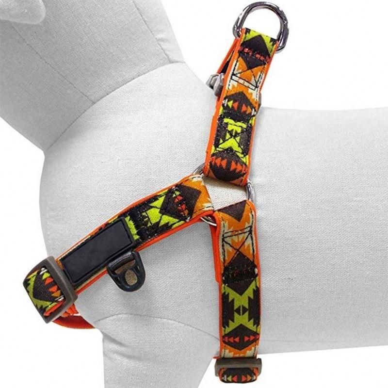 2021 Wholesale Sublimation Custom Dog Harness Soft Padded Handle Strong Dog Leash and Harness for Outdoors