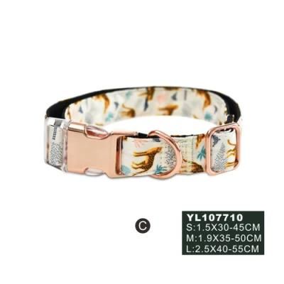Customized Pattern Unique Style Dog Collar Adjustable Collars for Dogs/Customized