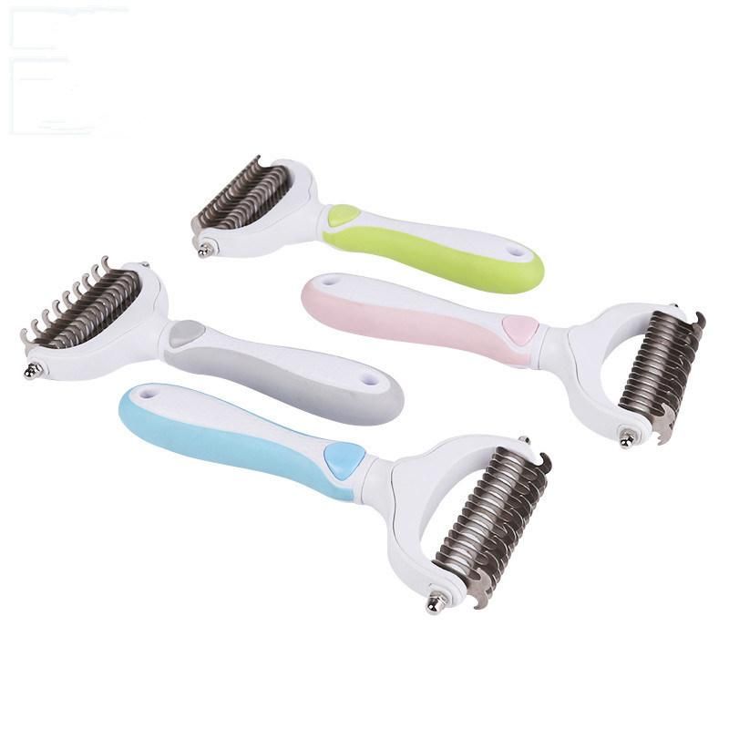 Stainless Steel Grooming Tools Open Knot Hair Double-Sided Comb