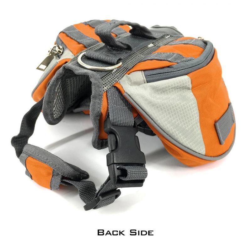 Outdoor Adjustable Easy on off Harness Dog Products Pet Saddle Bag
