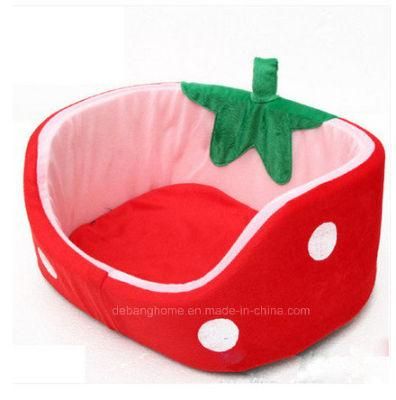 High Quality Super Soft Lovely Strawberry Pet Bed