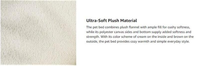 Octagon-Shaped Pet Bed Self-Warming Puppy Beds