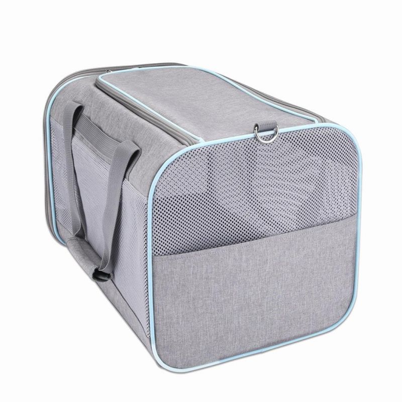 New Comfortable Breathable Mesh and Nylon Fabric Large Space Cat Dog Portable Pet Bag