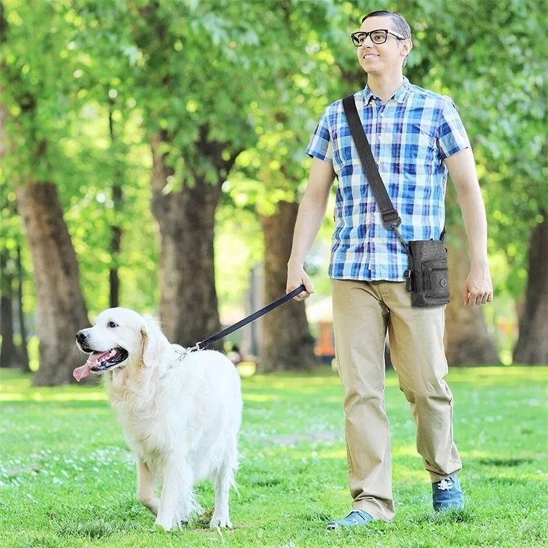 Portable Pet Travel Carrier Dog Snack Bag Pet Water Bottle Bag