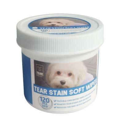 120PCS/ Barrel Antibacterial Disposable Deodorant Pet Cleaning Wet Wipes