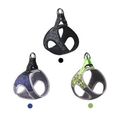 High Quality Wholesale Custom Color S-XL Quick Release Buckle Nylon Dog Harness//