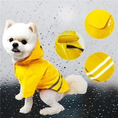 High Visibility Reflective Raincoat Dog Clothes