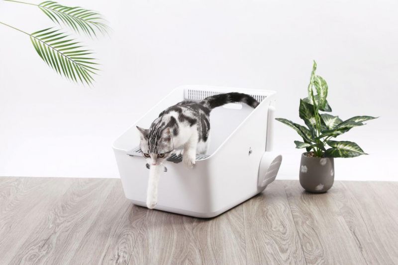 New Luxury Detective Automatic Deodorizing Cat Litter Box with Easily Detach and Clean